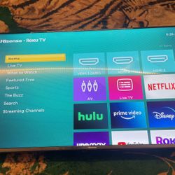 40in Hisense Roku Smart Tv 