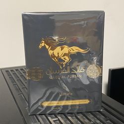 Qaed Al Fursan by Lattafa perfume for unisex EDP 3.04 oz Damaged Box