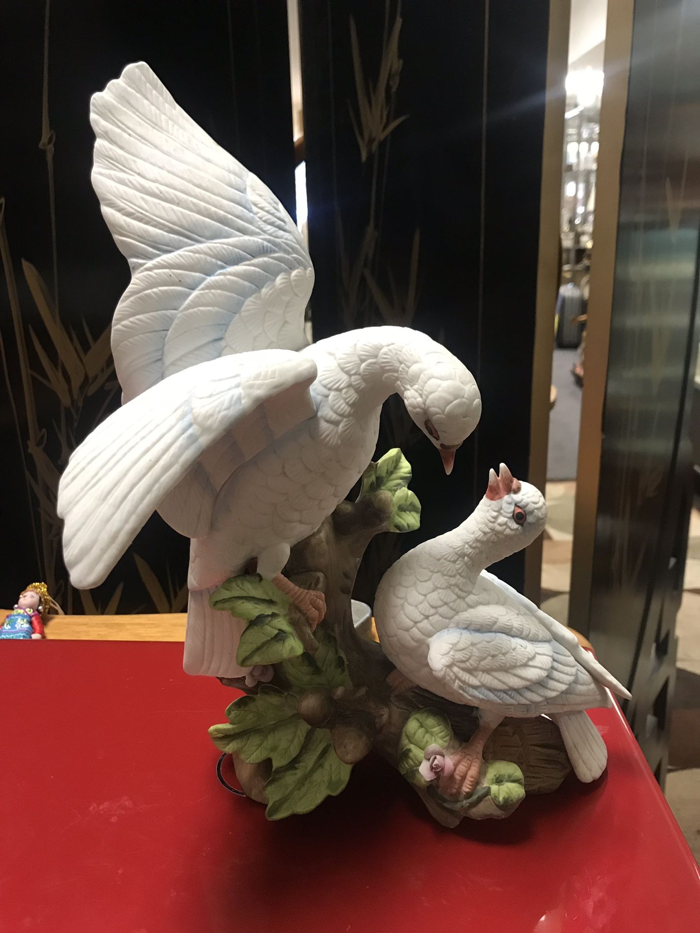 Royal Crown Arnart Imports Signed Porcelain Bird Figurine