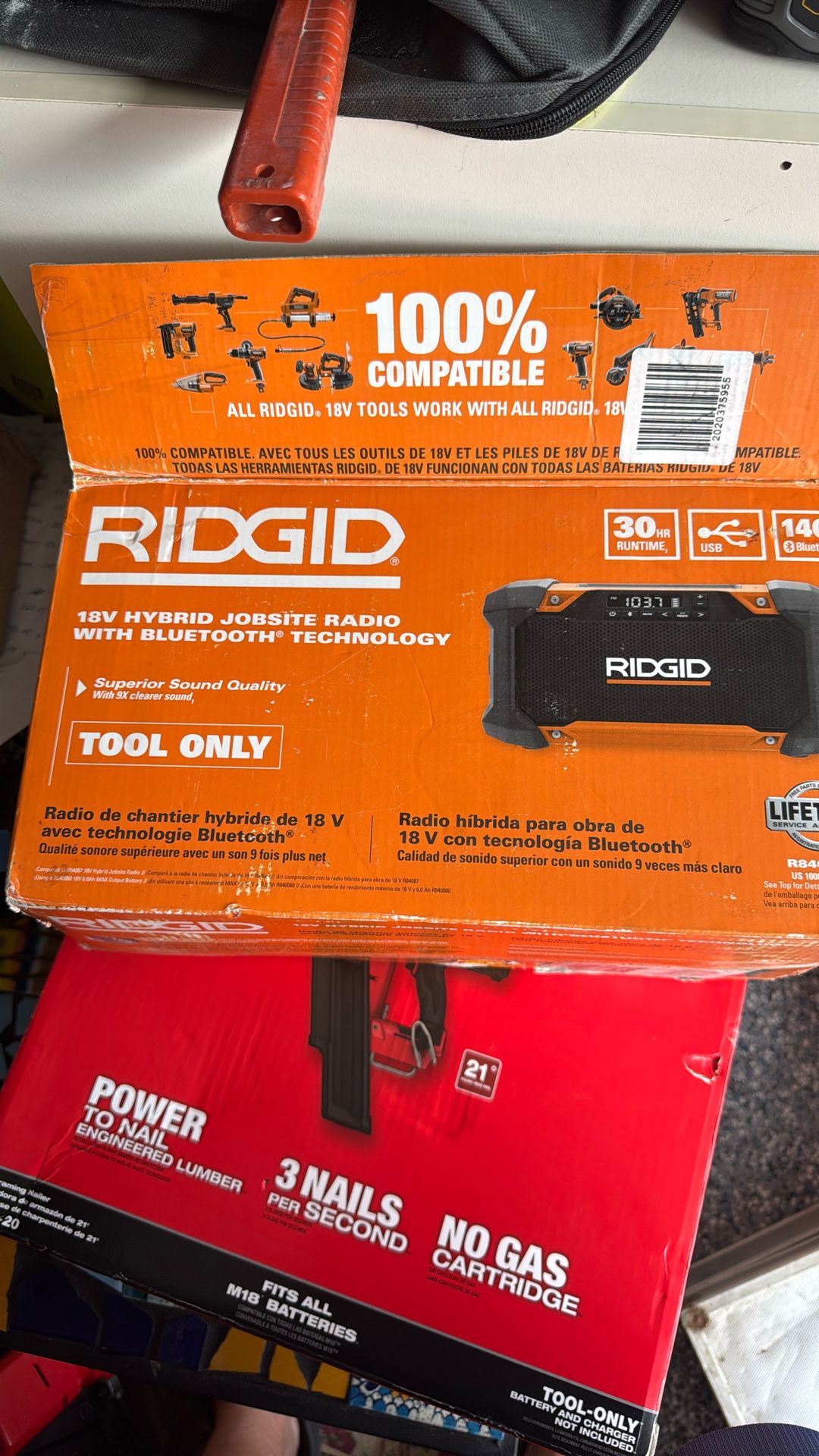 Ridgid Radio