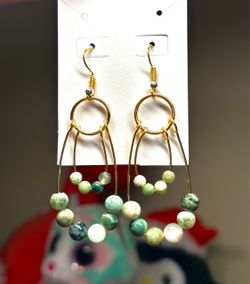 Hand-made earrings