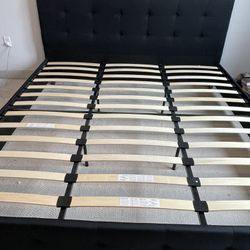 Upholstered Platform Bed Frame - King