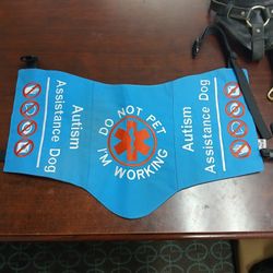 Custom Made Autism Assistance Dog Vest