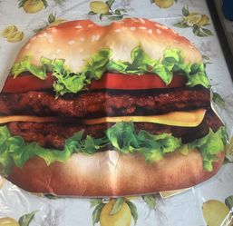 Adult cheeseburger costume