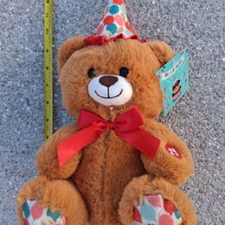 10 Inch Musical Light Up Birthday Bear