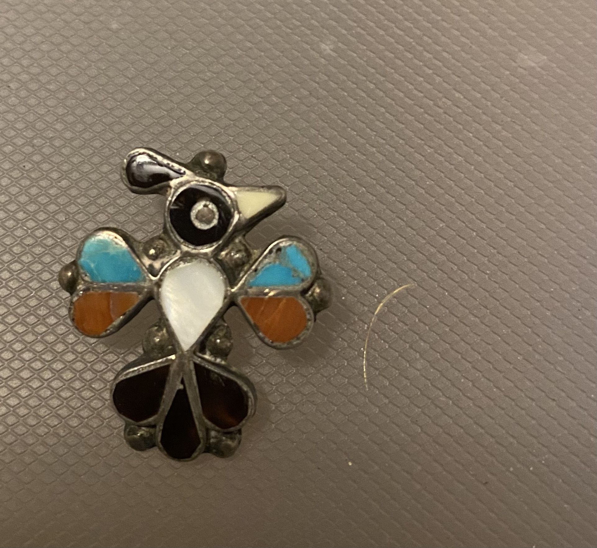 Navajo Inlay Brooch