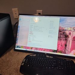 XPS 8920, 32" LG Monitor, And Monitor Arm