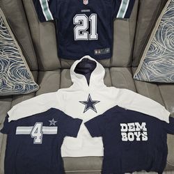 Kid's 3T Cowboys Clothing Jersey 4 Pieces