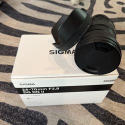 Sigma 24-70mm f/2.8 mark ii