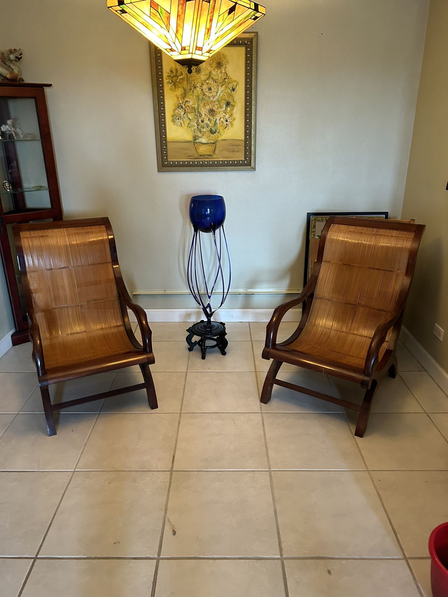 British Plantation Armchairs