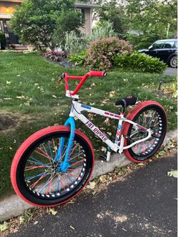 SE Bikes mike buff Fat Ripper white red blue