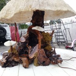 Mushroom Coral Lamp 1970s