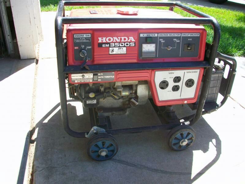 Honda em3500s generator