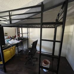 loft bed with desk