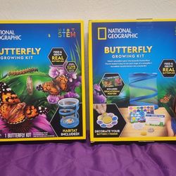 NEW Last 2 National Geographic Butterfly Growing Kit for Child 4 Years and up both for $12.00 
Airline and Bradshaw Drive Corpus Christi Texas 