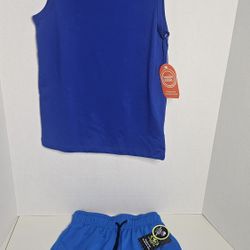 Boys Med(8) Athletic Works Shorts & Tank Top Set 