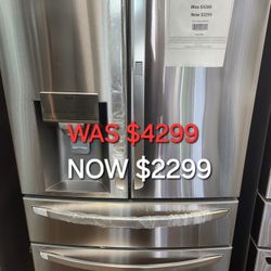 30 Cu. Ft. 4 Door Refrigerator Door, Door IN Door, Full Convert Drawer, Craft Ice, And Print Proof