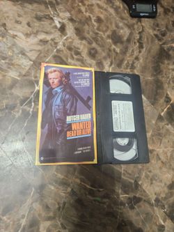 Wanted Dead Or Alive (VHS 1987 Rutger Hauer Gene Simmons Bounty Hunter Starmaker