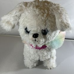 MATTEL Barbie Walk n Wag white WORKING interactive Puppy Dog  Pet Toy White 2021 no collar