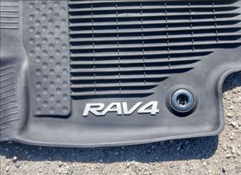 $80 COMPLETE SET 2019-2025 TOYOTA RAV4 FLOOR MATS AND CARGO TRUNK LINER ALL WEATHER RUBBER GENUINE OEM