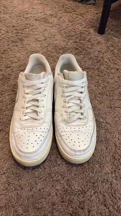Nike White Low-Top Sneakers