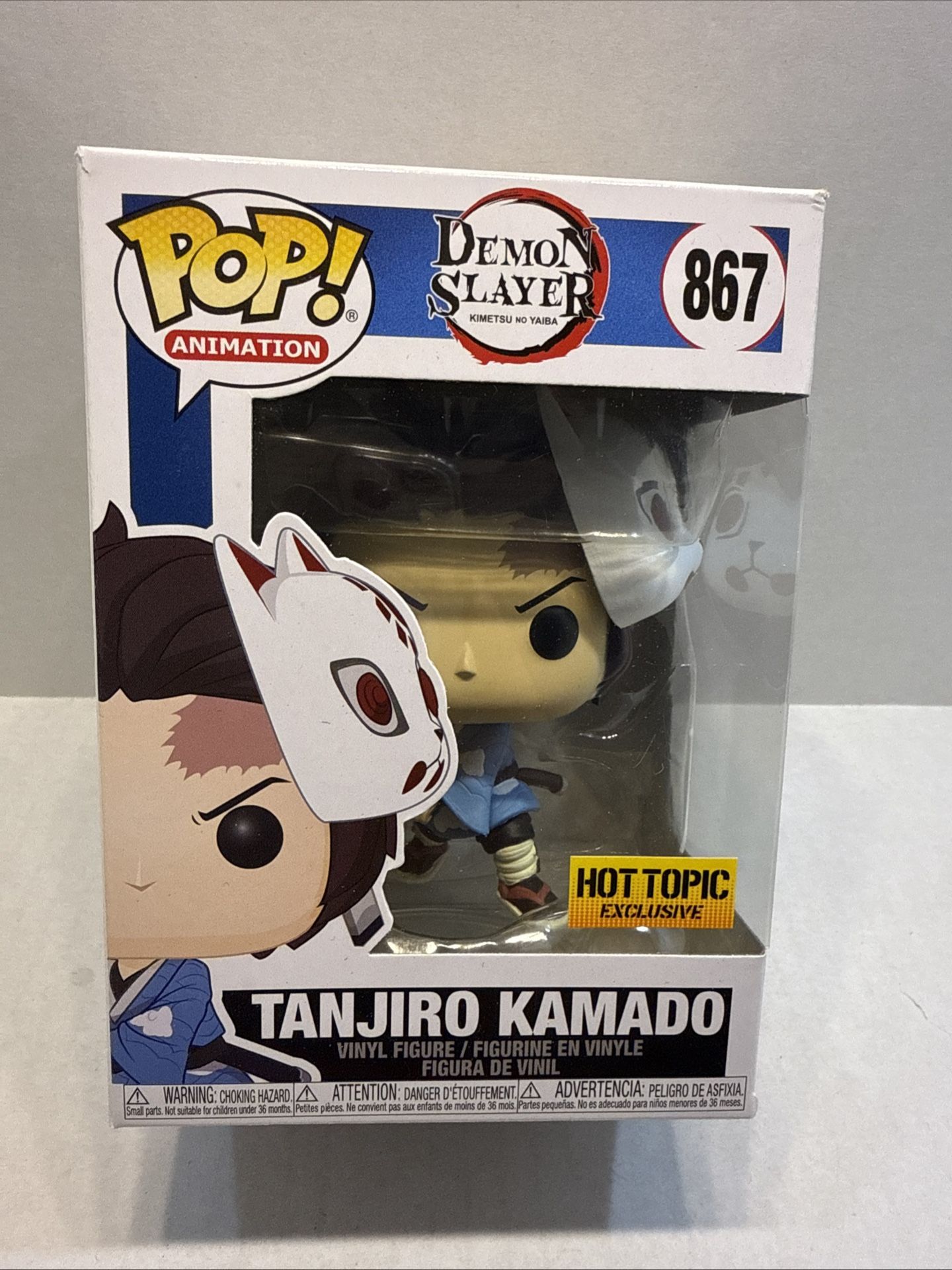 Funko Pop! Vinyl: Demon Slayer Tanjiro Kamado Hot Topic Exclusive #867