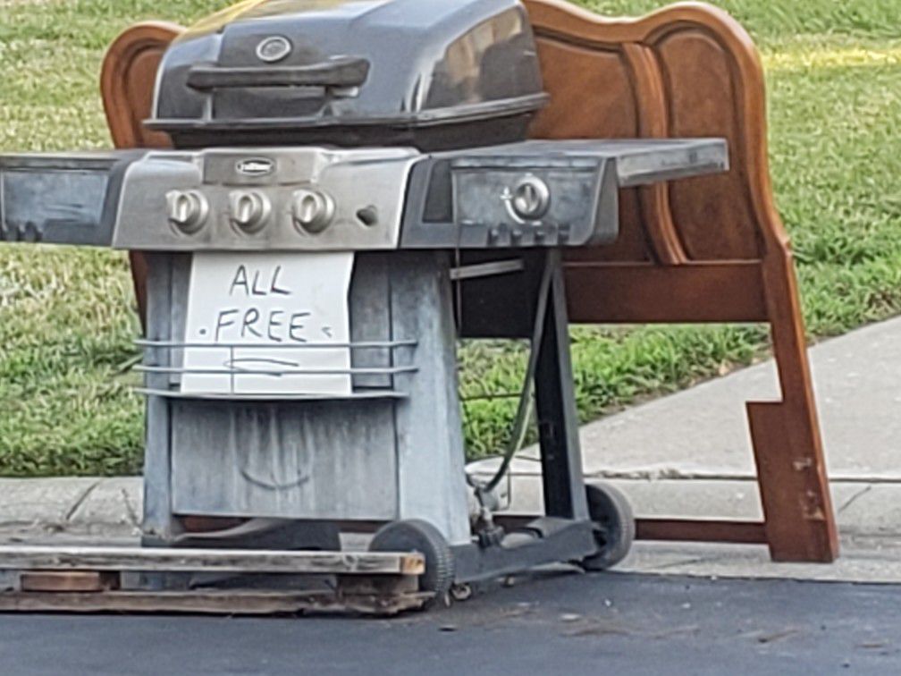Free grill free couch