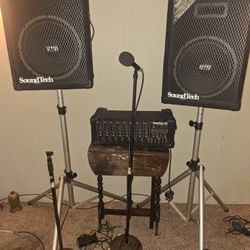 SoundTech Professional PA Sound System 