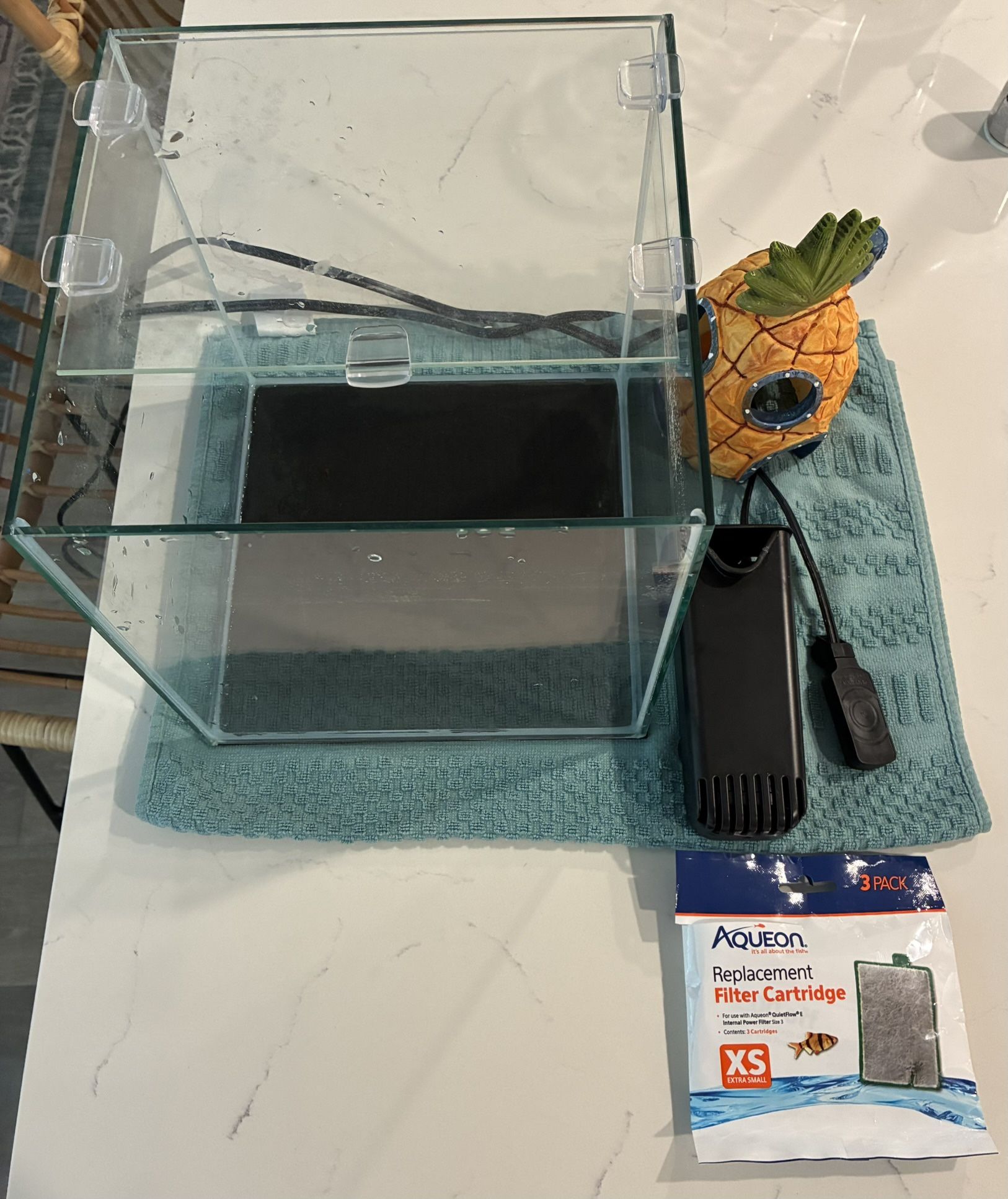 3 Gallon Betta Fish Tank Aquarium