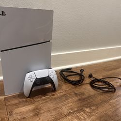 PS5 Slim – Works Great, Includes Controller + Cables