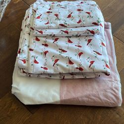 King Size Sheet Set & Skirt-$20.