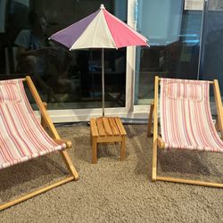 Doll Beach Chairs 