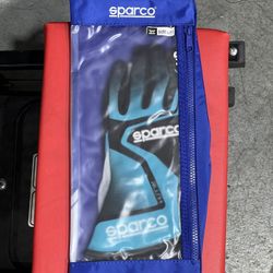 New In Bag SPARCO Kart Glove Blue/Light Blue Size 11