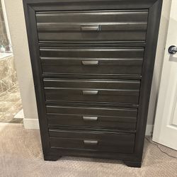 Antique Grey Chest