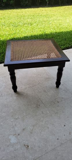 Nadeau cane ottoman
