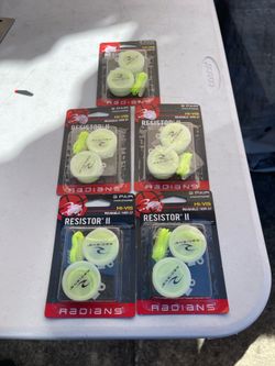 Radians Resistor I| Ear Plugs, 3 Pair of Corded Earplugs