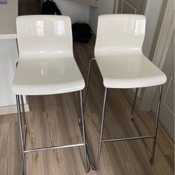 White Stool Chairs 