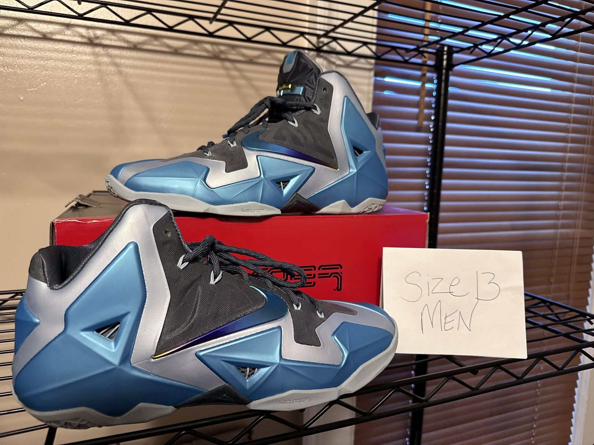 Nike Lebron 11 ‘Gamma blue’ Size 13 WORN