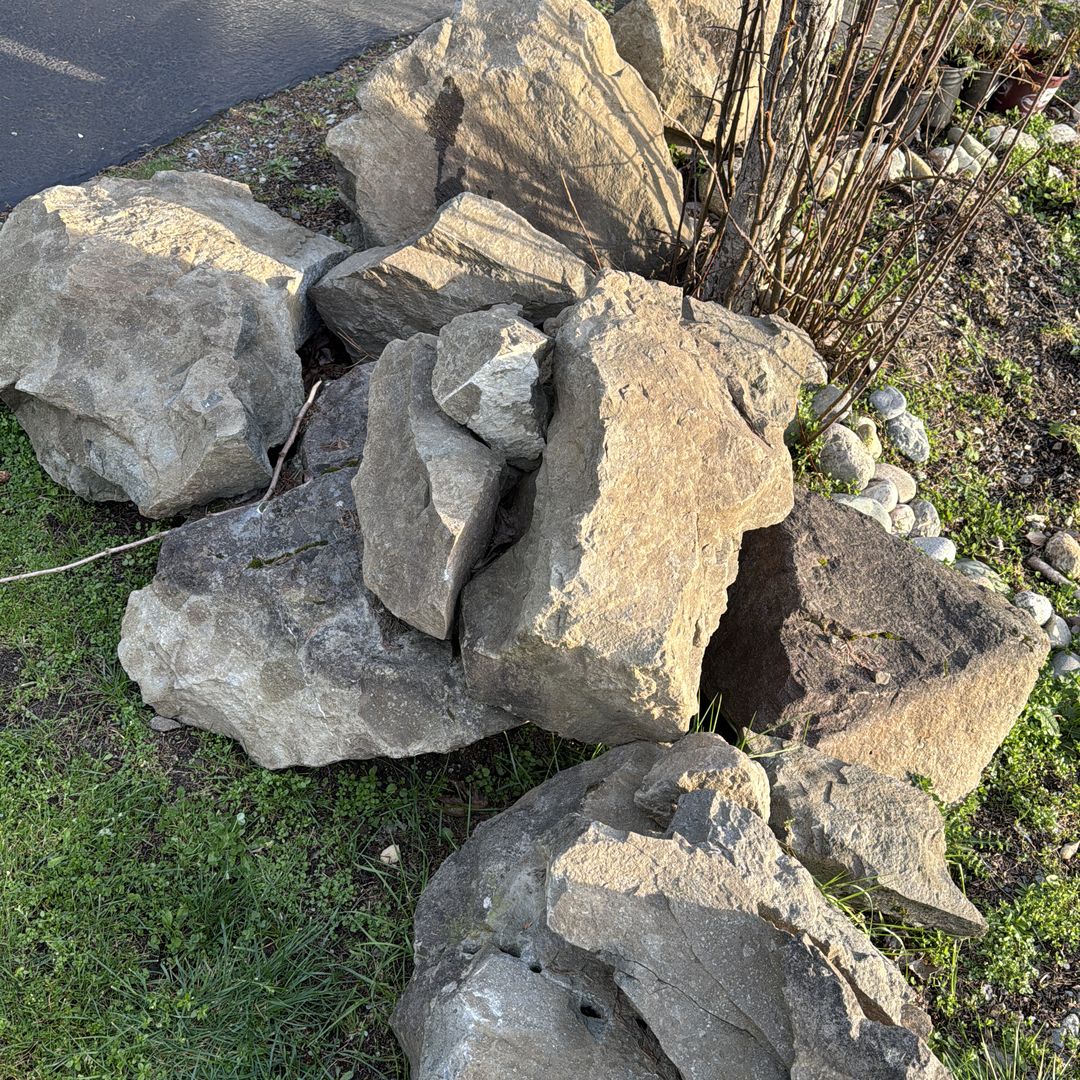 Big Rocks Medium Rocks Landscape rocks - small, medium, large rocks OBO YOU haul away for Sale ...