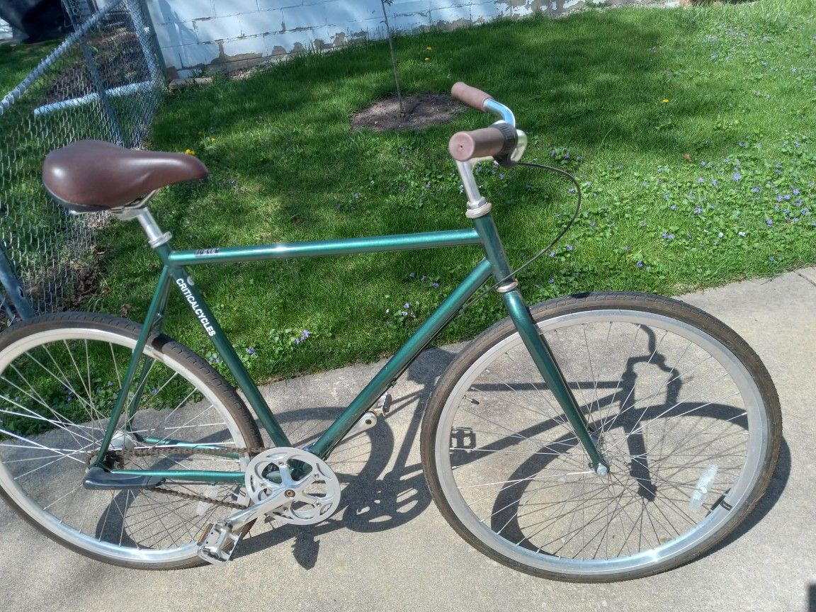 Critical Cycles Bicycle Cruiser Bike 3 Speed Settings
