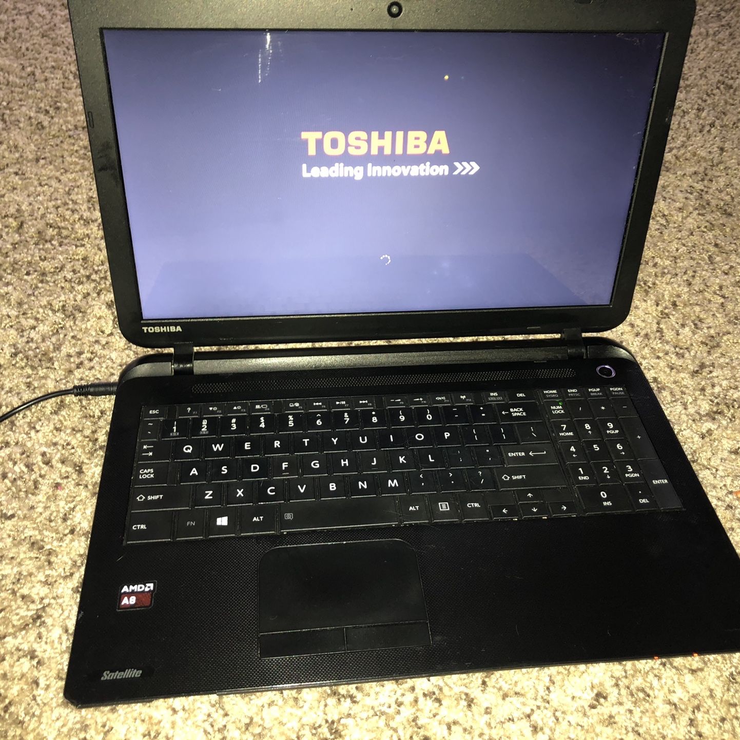 Toshiba Sattelite Laptop Used - Model No. c55d-b5212