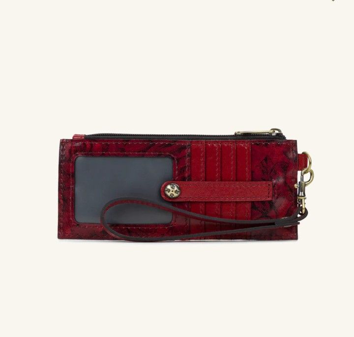 NEW Patricia Nash Leather Rose Wallet