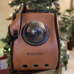 SHERPA DOG/CAT BACKPACK WITH BUBBLE VIEW! 