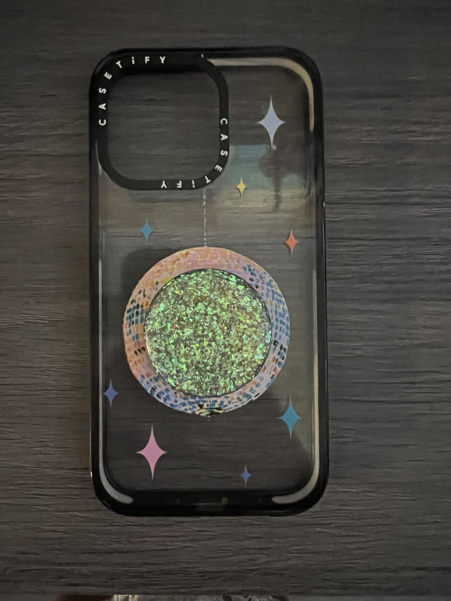 iPhone 13 Pro Impact Case - Casetify Disco (Clear)