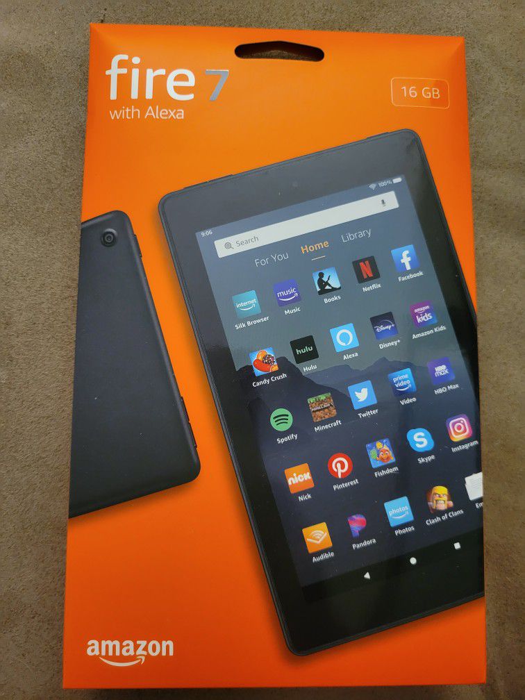Brand New Amazon 7 Fire Tablet. 16 Gb.