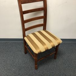 Beautiful Wooden Chair with Padded Seat