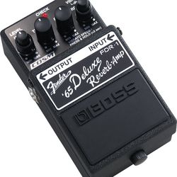 Boss FDR-1 Fender 1965-era Deluxe Reverb Guitar Pedal,Rare,Discontinued.