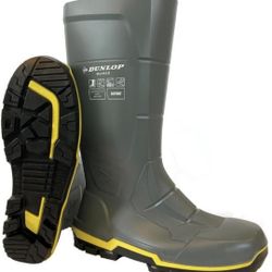 DUNLOP Protective Footwear, Acifort MetMAX, 100% Waterproof Polyblend PVC Material, Comfortable, Flexible, Lightweight and Durable Protective Footwear