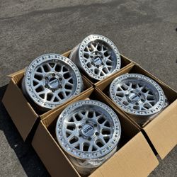 Brand New 17” KMC KM549 GRS Machined Wheels 6 lug available new in box