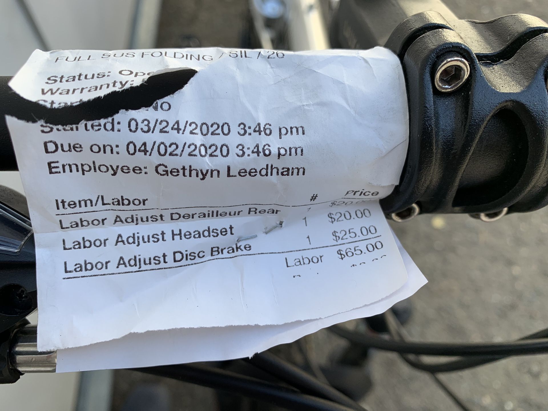 laux jack folding bike